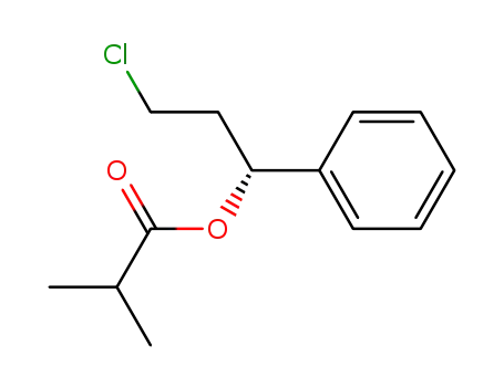 (1R)-3-chloro-1-phenylpropyl 2-methylpropanoate