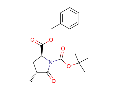 (2S,4R)-4-methyl-5-oxo-pyrrolidine-1,2-dicarboxylic acid 2-benzyl ester 1-tert-butyl ester