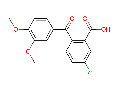3-chloro-6-(3,4-dimethoxybenzoyl)benzoic acid