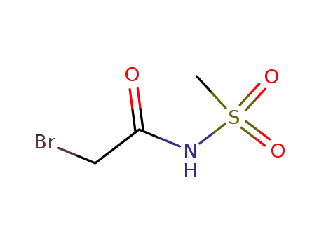 Molecular Structure of 59504-75-5 (N-(bromoacetyl)methanesulfonamide)