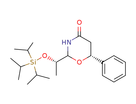 (6R)-2-((S)-1-triisopropylsilyloxyethyl)-6-phenyl-1,3-oxazinan-4-one