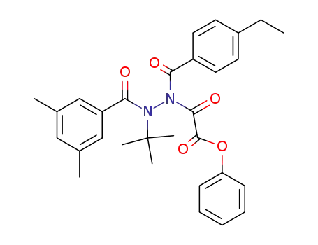 N'-tert-butyl-N'-3,5-dimethylbenzoyl-N-phenyloxyoxalyl-N-4-ethylbenzoylhydrazine