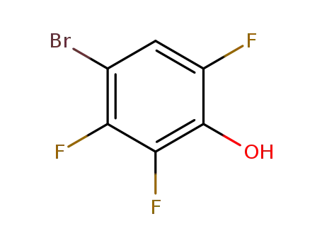 Molecular Structure of 192446-70-1 (Phenol, 4-bromo-2,3,6-trifluoro-)