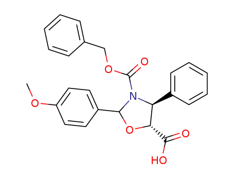 (4S,5R)-2-(4-Methoxy-phenyl)-4-phenyl-oxazolidine-3,5-dicarboxylic acid 3-benzyl ester