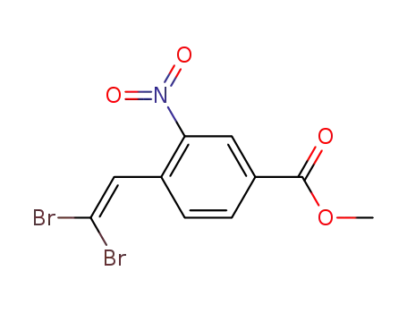 4-(2,2-dibromovinyl)-3-nitrobenzoic acid methyl ester