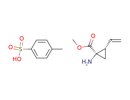 (1R,2S)-1-amino-2-vinylcyclopropane carboxylic acid methyl ester tosylate salt