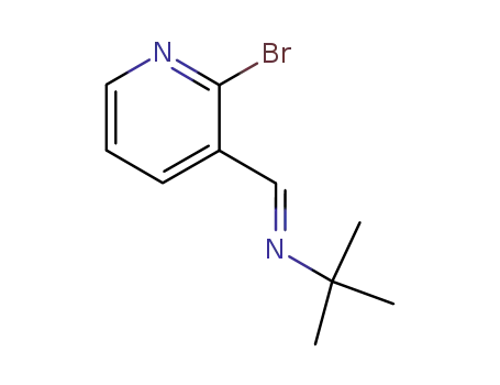 (E)-N-((2-bromopyridin-3-yl)methylene)-2-methylpropan-2-amine