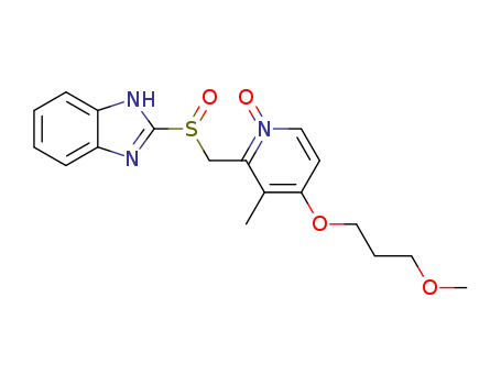 1H-Benzimidazole,2-[[[4-(3-methoxypropoxy)-3-methyl-1-oxido-2-pyridinyl]methyl]sulfinyl]-