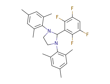 1,3-bis(2,4,6-trimethylphenyl)-2-(2,3,5,6-tetrafluorophenyl)imidazolidine