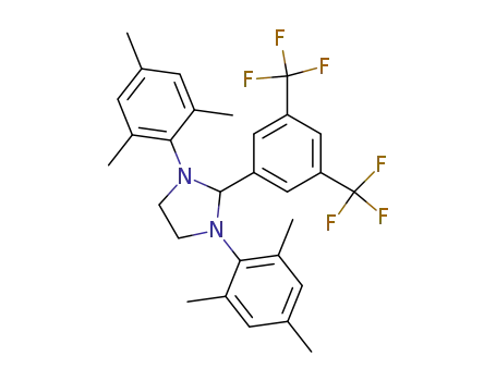 1,3-bis(2,4,6-trimethylphenyl)-2-(3,5-bis(trifluoromethyl)phenyl)imidazolidine
