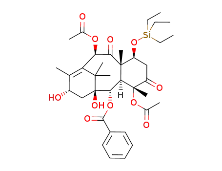 Benzoic acid (1S,2S,3R,4R,7S,8S,10R,13S)-4,10-diacetoxy-1,13-dihydroxy-4,8,12,15,15-pentamethyl-5,9-dioxo-7-triethylsilanyloxy-tricyclo[9.3.1.03,8]pentadec-11-en-2-yl ester