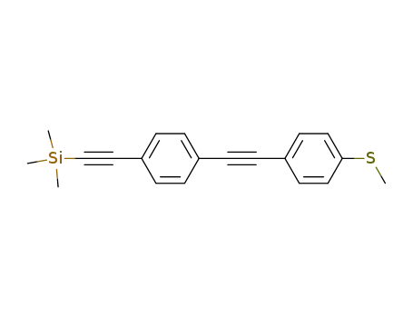 trimethyl-[4-(4-methylsulfanyl-phenylethynyl)-phenylethynyl]-silane