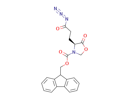 9H-9-fluorenylmethyl (4S)-4-(3-azido-2-oxopropyl)-5-oxo-1,3-oxazolone-3-carboxylate