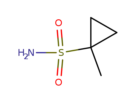 Molecular Structure of 669008-26-8 (Cyclopropanesulfonamide, 1-methyl- (9CI))