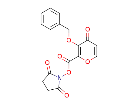 3-benzyloxy-4-oxo-4H-pyran-2-carboxylic acid 2,5-dioxo-pyrrolidin-1-yl ester