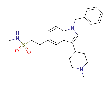N-methyl-2-[1-benzyl-3-(1-methylpiperidin-4-yl)-1H-indol-5-yl]ethanesulfonamide