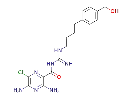 N-(3,5-diamino-6-chloro-pyrazine-2-carbonyl)-N'-[4-(4-hydroxymethyl-phenyl)-butyl]-guanidine