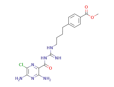 4-{4-[N'-(3,5-diamino-6-chloro-pyrazine-2-carbonyl)-guanidino]-butyl}-benzoic acid methyl ester