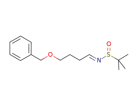 2-methyl-propane-2-sulfinic acid (4-benzyloxy-butylidene)-amide