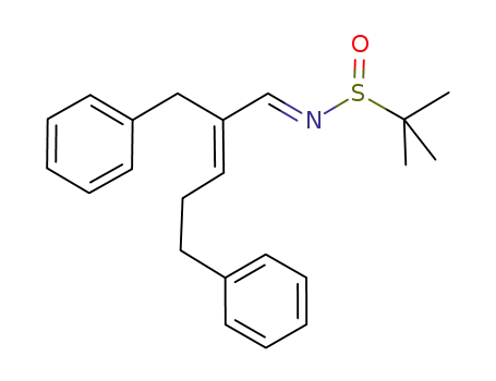 2-methyl-propane-2-sulfinic acid (2-benzyl-5-phenyl-pent-2-enylidene)-amide