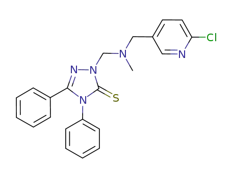 2-{[(6-chloropyridin-3-ylmethyl)methylamino]methyl}-4,5-diphenyl-3H-1,2,4-triazole