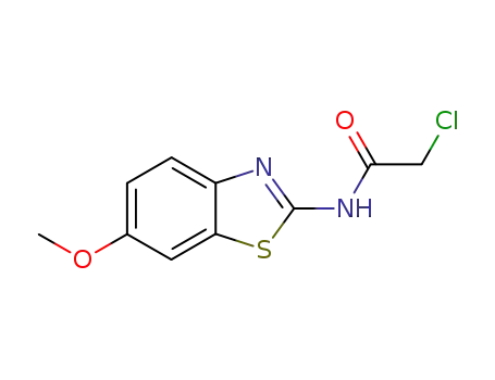 Molecular Structure of 3427-30-3 (2-CHLORO-N-(6-METHOXY-BENZOTHIAZOL-2-YL)-ACETAMIDE)