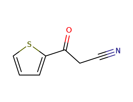 Molecular Structure of 33898-90-7 (2-Thenoylacetonitrile)
