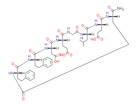 c[L-homoPhe-L-homoPhe-L-Asp-L-Glu-Gly-L-Leu-L-Glu-L-Glu]-NH2