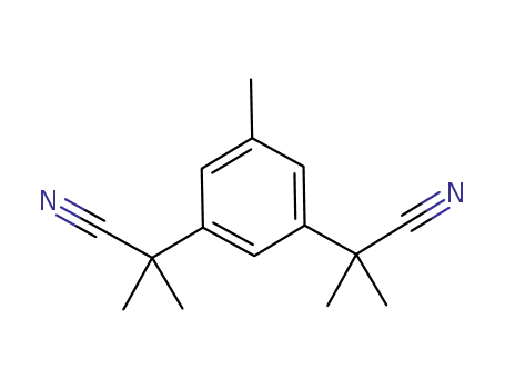 α,α,α',α'-Tetramethyl-5-methyl-1,3-benzenediacetonitrile cas no. 120511-72-0 98%