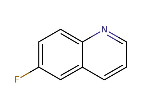 Molecular Structure of 396-30-5 (6-Fluoroquinoline)