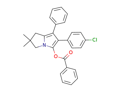 benzoic acid [2-(4-chlorophenyl)-6,6-dimethyl-1-phenyl-6,7-dihydro-5H-pyrrolizin-3-yl] ester