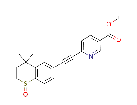 6-[2-(4,4-dimethylthiochroman-6yl)ethynyl]nicotinic acid ethyl ester S-oxide