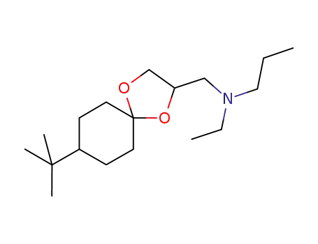 N-[(8-tert-Butyl-1,4-dioxaspiro[4.5]dec-2-yl)methyl]-N-ethylpropan-1-amin