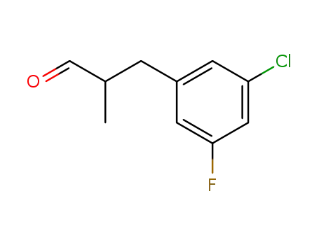 3-(3-chloro-5-fluorophenyl)-2-methylpropanal
