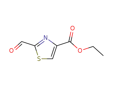 Molecular Structure of 73956-17-9 (ETHYL-2-FORMYLTHIAZOLE-4-CARBOXYLATE)