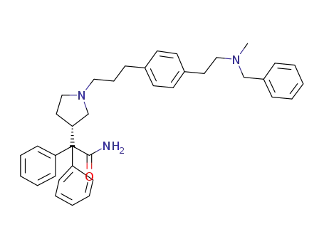 2-[(S)-1-(3-{4-[2-(Benzylmethylamino)-ethyl]phenyl}propyl)pyrrolidin-3-yl]-2,2-diphenylacetamide