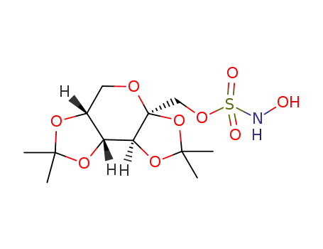 N-hydroxy-2,3:4,5-bis-O-(1-methylethylidene)-β-D-fructopyranose sulfamate