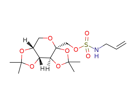 N-allyl-2,3:4,5-bis-O-(1-methylethylidene)-β-D-fructopyranose sulfamate