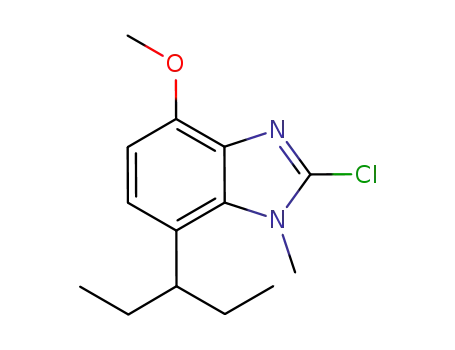 2-chloro-7-(1-ethylpropyl)-4-methoxy-1-methyl-1H-benzimidazole