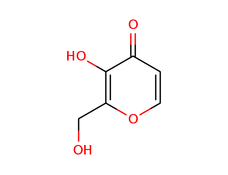 4H-Pyran-4-one, 3-hydroxy-2-(hydroxymethyl)-