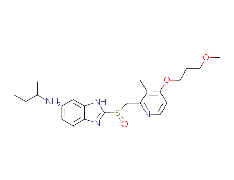 2-[{4-(3-methoxypropoxy)-3-methylpyridin-2-yl}methysulfinyl]-1H-benzimidazole, sec-butylamine salt