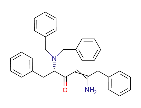 (5S)-2-amino-5-dibenzylamino-4-oxo-1,6-diphenylhex-2-ene
