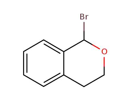 Molecular Structure of 50683-32-4 (1H-2-Benzopyran, 1-bromo-3,4-dihydro-)