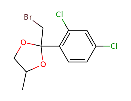 2-(2,4-dichlorophenyl)-2-bromomethyl-4-methyl-1,3-dioxolane