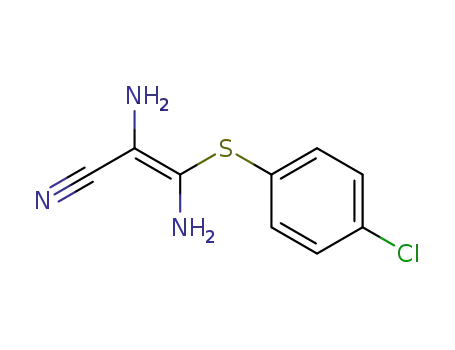 2,3-diamino-3-(4-chloro-phenylthio)acrylonitrile