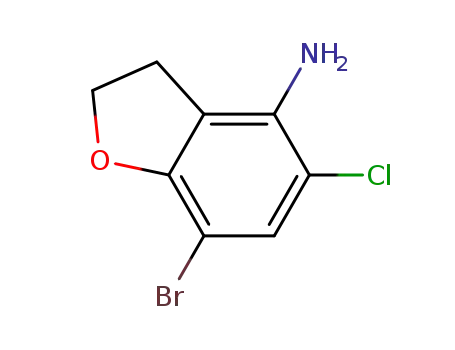7-bromo-5-chloro-2,3-dihydro-4-benzofuranamine