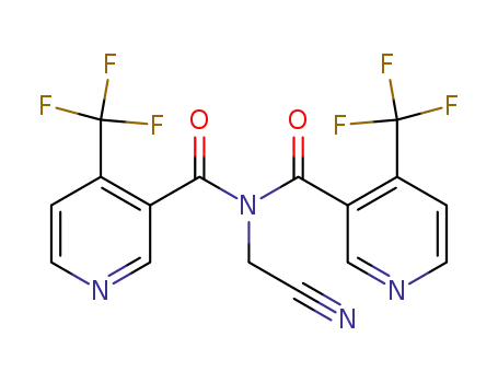 N-cyanomethyl-N,N-bis(4-trifluoromethylnicotinoyl)amine