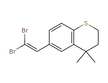 2,2-dibromo-1-(4,4-dimethylthiochroman-6-yl)ethylene