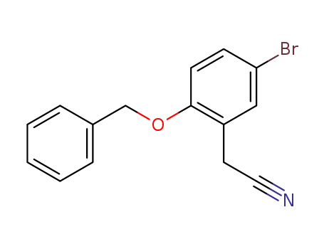 2-(2-(benzyloxy)-5-bromophenyl)acetonitrile