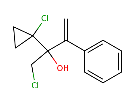 1-chloro-2-(1-chlorocyclopropyl)-3-phenyl-but-3-en-2-ol